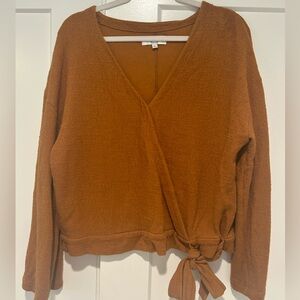 Madewell Texture Wrap Around Top